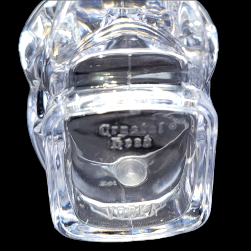 NEW 4 "CRYSTAL HEAD" VODKA SKULL PLASTIC SHOT GLASSES - Picture 6 of 9